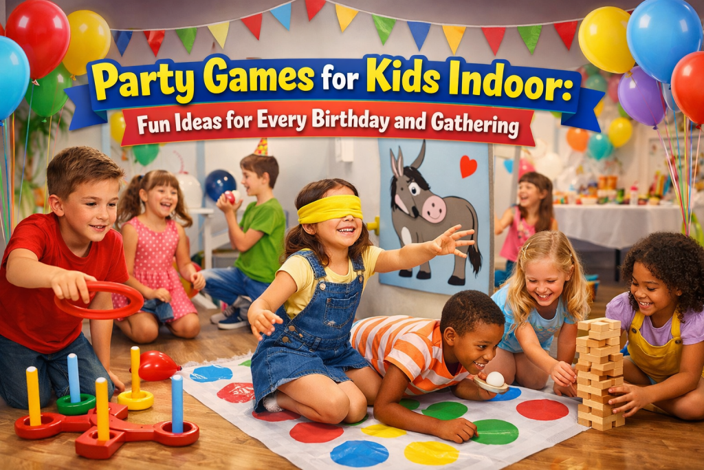 Party Games for Kids Indoor Fun and Safe Activities