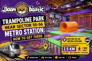 Trampoline Park Near Sector 55-56 Metro Station