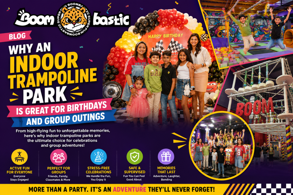 Why an Indoor Trampoline Park Is Great for Birthdays and Group Outings