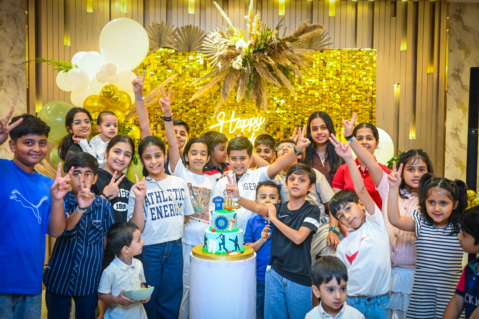 Birthday cake moment